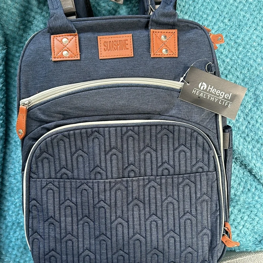 Baby diaper book bag